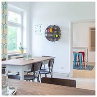 Blick in die zwei Räume des "Ateliers" im Seminarhaus StartWerk-B