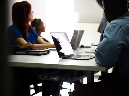 Teilnehmer eines Workshops