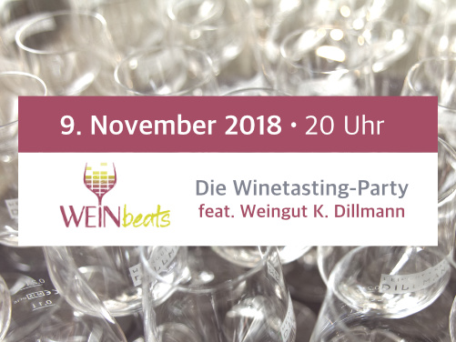WEINbeats Die Winetasting-Party am 9. November 2018
