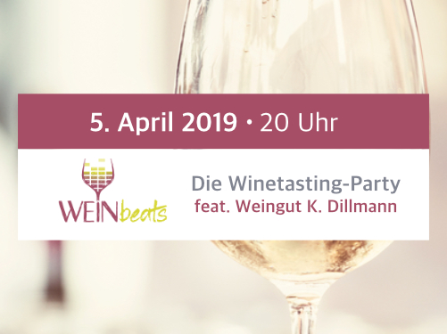 WEINbeats Die Winetasting-Party am 5. April 2019