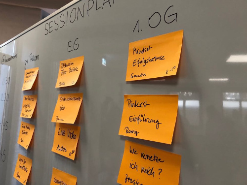 Sessionplan zum Social Media Marketing Barcamp 2018 im StartWerk-A
